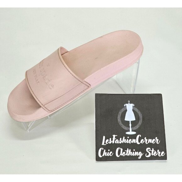 Kate Spade Women's Muted Pink Rubber Slide-On Sunny Sandals Size 5 2063 - Picture 14 of 16